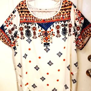 Vintage Design Print Shirt